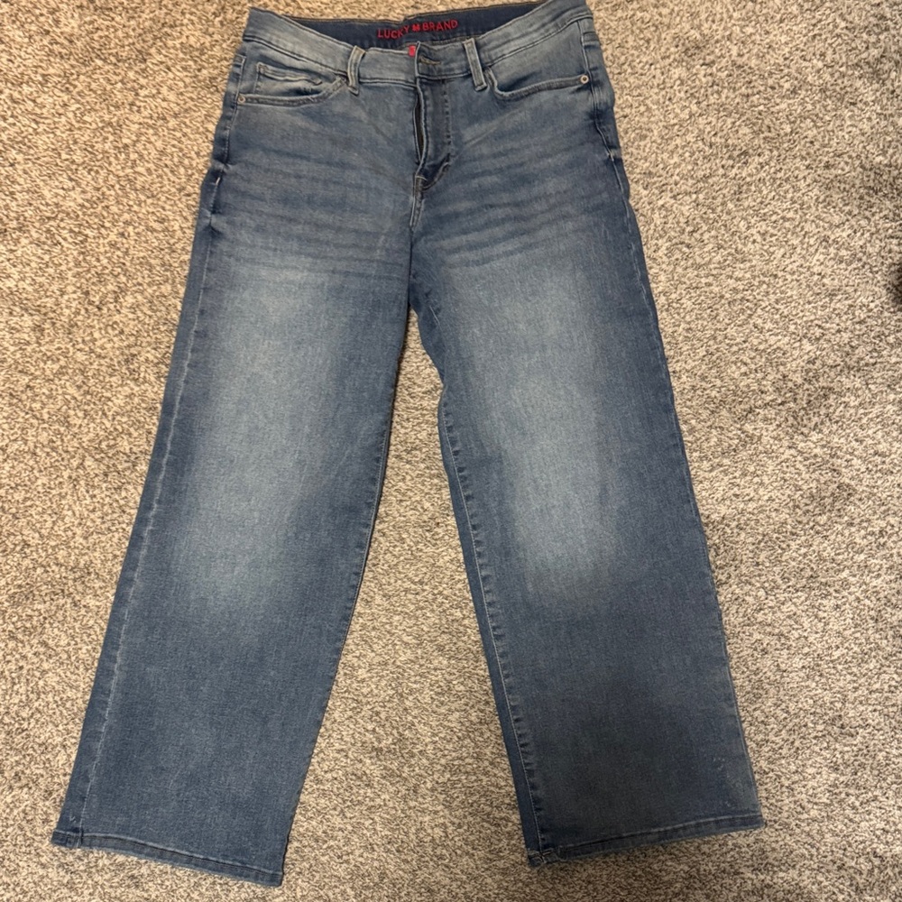 Lucky Brand Women's Denim Wide Leg Jeans